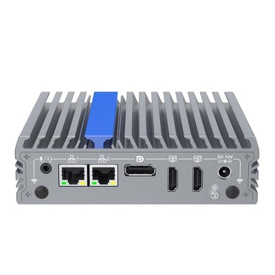 J3710 Triple Display 2 HDMI DP Dual Lan Mini Pc para sinalização digital