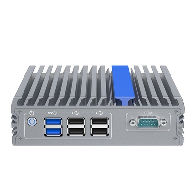 Barebone Computer J3710 Dual Lan Business Mini PC sem ventilador com 6 USB