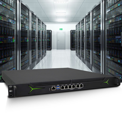1U Rackmount Linux Firewall Appliance com chipset Intel H610