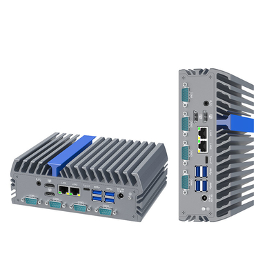 Din-Rail Mini Pc Box Computador Com Ddr5 Ram M.2 Ssd Triple Display