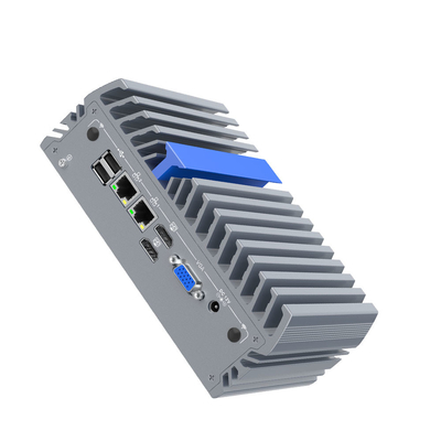 Computador de pequeno formato N100 2 Lan 4 Com 6 USB Mini PC 12 Volts