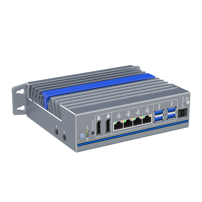 Refrigerador sem ventilador 4 Nic Mini PC com 12a geração Intel Alder Lake U