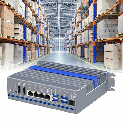 DC 12V-24V Mini PC industrial sem ventilador com CPU I7 e suporte de alta tensão