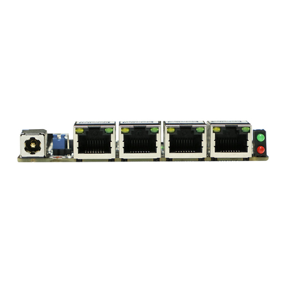 Pequena placa-mãe J3160 NUC com 4 Gigabit Ethernet LAN 2 portas USB 2.0