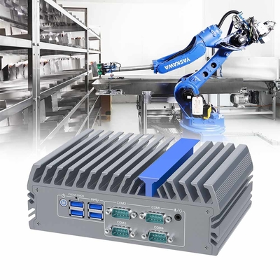Computação embutida sem ventilador Industrial Mini PC DC 12V 5A J6412