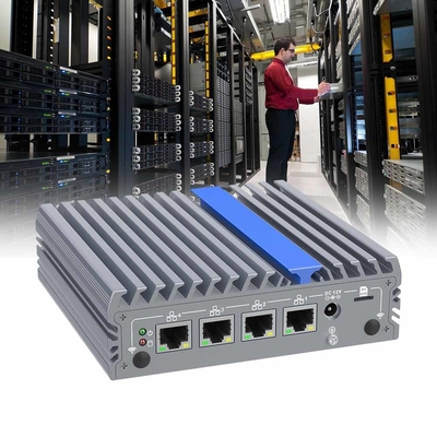 4 Lan Mini PC N100 DDR4 M.2 Fanless Box Home Router Firewall