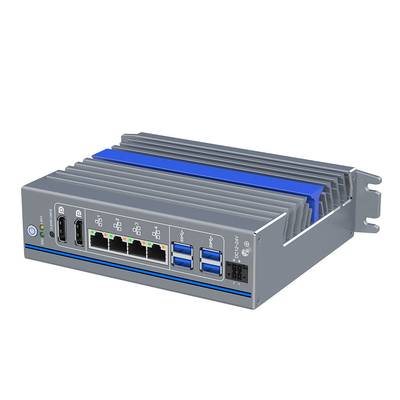 Mini Firewall Nano PC 4 Gigabit Ethernet Port Mini PC sem ventilador Pfsense