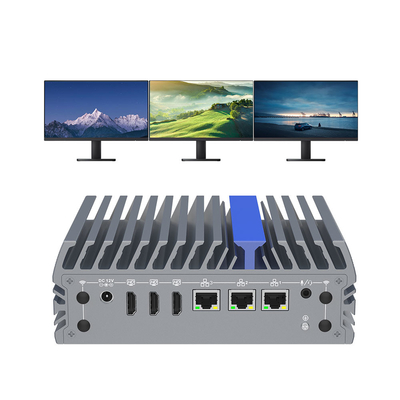 12a geração i3 1215U PC Industrial 4K HDM Solução de automação compacta e confiável