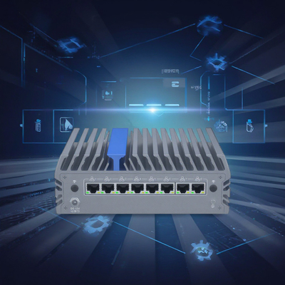 Barebone Fanless Mini PC Firewall Ultra 7 155U Intel Graphics Display Chip 4.3 GHz Max Turbo Experimente a diferença