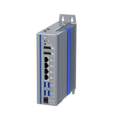 12a Geração I5 Mini PC 4 Portos Ethernet Suporte WiFi CAN GPIO COM Din Rail Computador