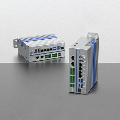 China preço de fábrica 4 portas Ethernet Mini Box PC Rs232 Sistema sem ventilador com cartão SIM