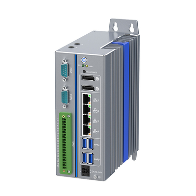 Din Rail Mini PC I7-1255U Processadores 4 Lan 4 Usb Linux Mini PC