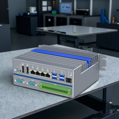 Design Ultra-Robusto Intel Core I5 PC Industrial Sem Ventoinha DC12V~24V ampla tensão Para Ambientes Severos