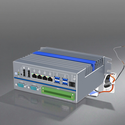 PC industrial embarcado Intel Core I7 1255u de 12ª geração para montagem em parede, com suporte a CAN Bus, GPIO e RS232