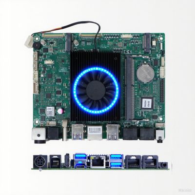 12v Mini Pc Motherboard Com Processador N95 10 USB Dual Display Wi-Fi