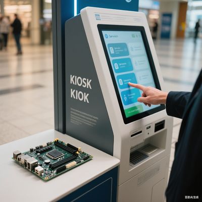 Placa Mãe Industrial N100 Processador sem ventilador 16GB RAM M.2 USB de expansão