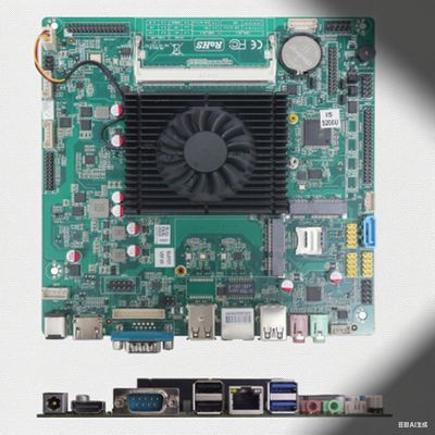 Mini PC com Placa-Mãe Multi-Display Suporte HDM VGA EDP LVDS