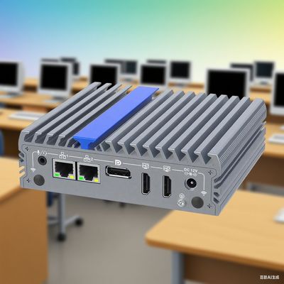Mini PC Compacto para Escritório J3710 com Dual LAN para Firewall e Trabalho Silencioso